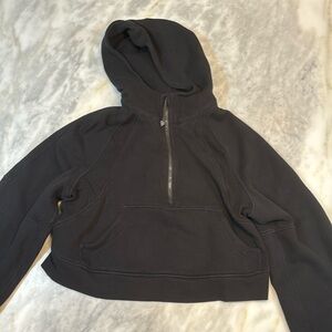 Lululemon Scuba Oversized Half-Zip Hoodie Black Size XS/S